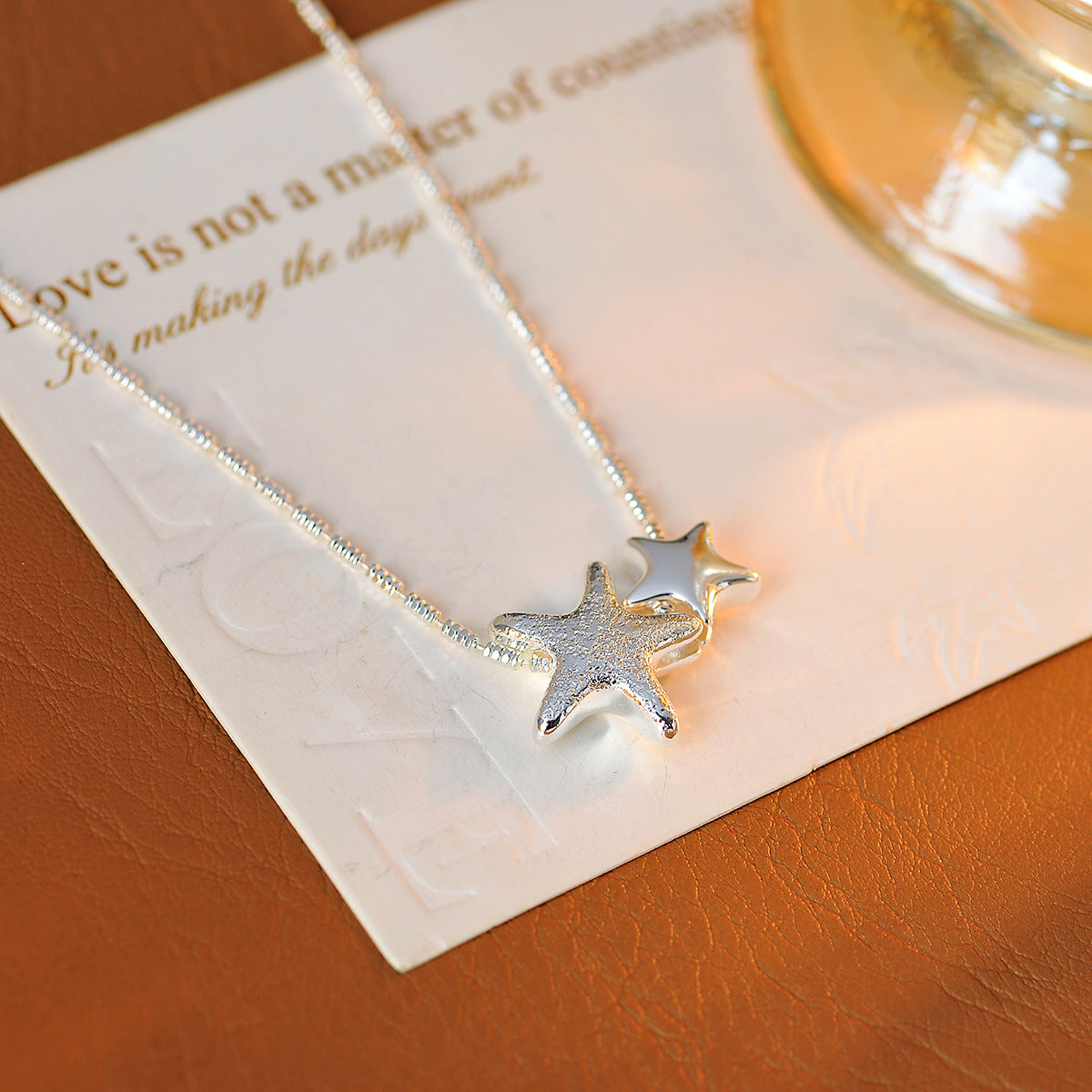 Five-Pointed Star Elegant Niche Personality Necklace Heart Geometric Necklace Light Luxury Shell Choker Necklace