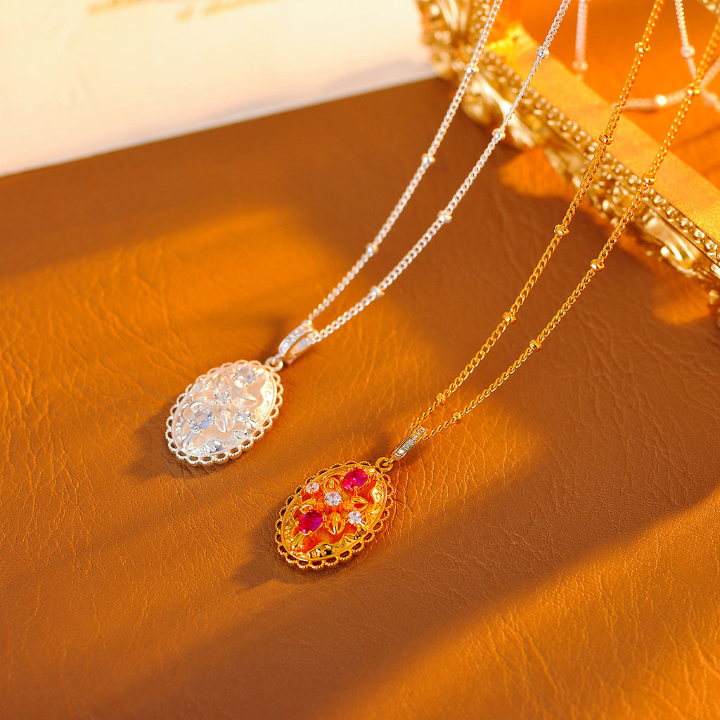 High-end Luxury Zircon Necklace for Women 2025 New Daily Versatile Collarbone Chain Pendant Jewelry