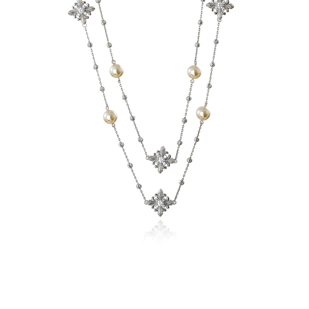 Zircon Star Flower Bracelet New Light Luxury Niche Exquisite High-end Bracelet Necklace Accessories