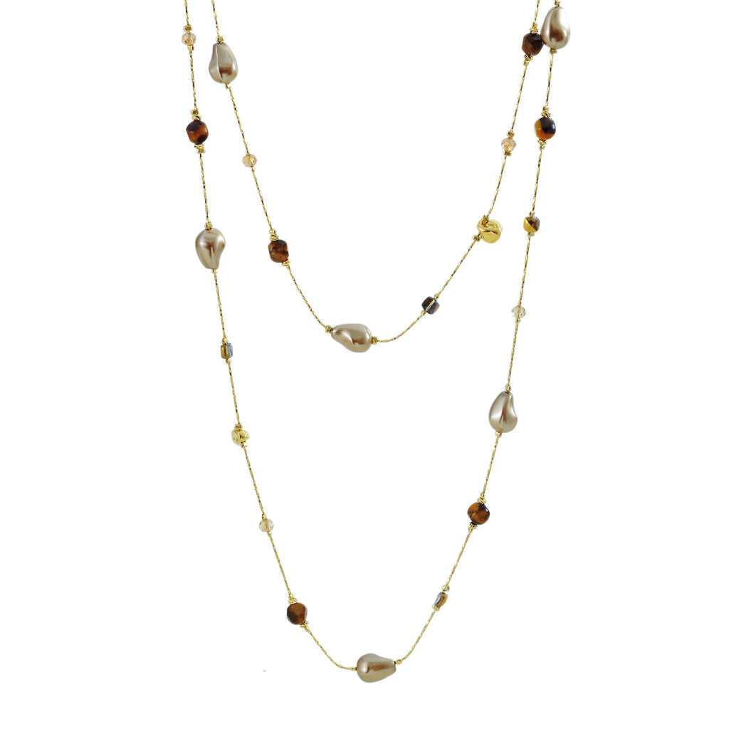 Milad Heart Autumn Winter Sweater Necklace High-End Light Luxury Niche Sweater Chain Women Versatile Women's Style 2025 New Model