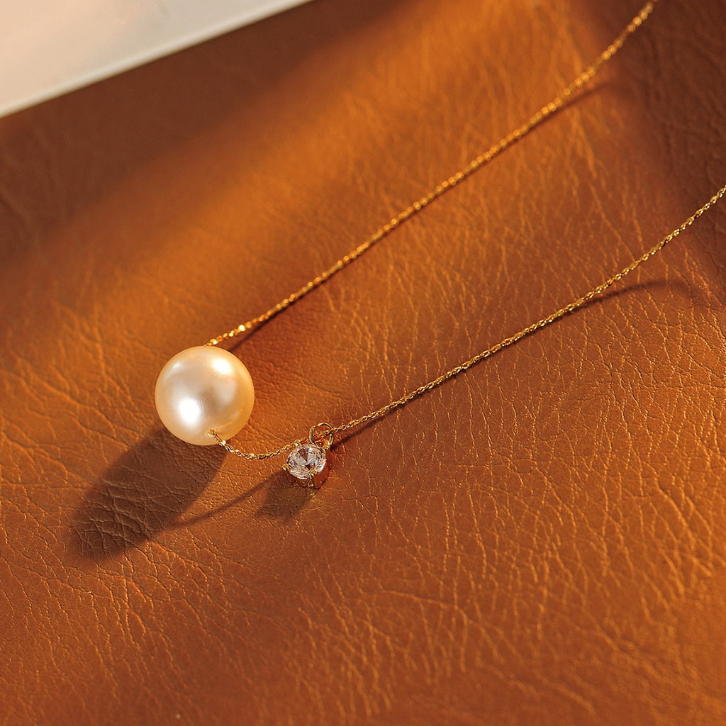 Xiaozhen Necklace Ring Women Light Luxury High-end Elegant Atmosphere Earrings 2025 New White Ear Jewelry