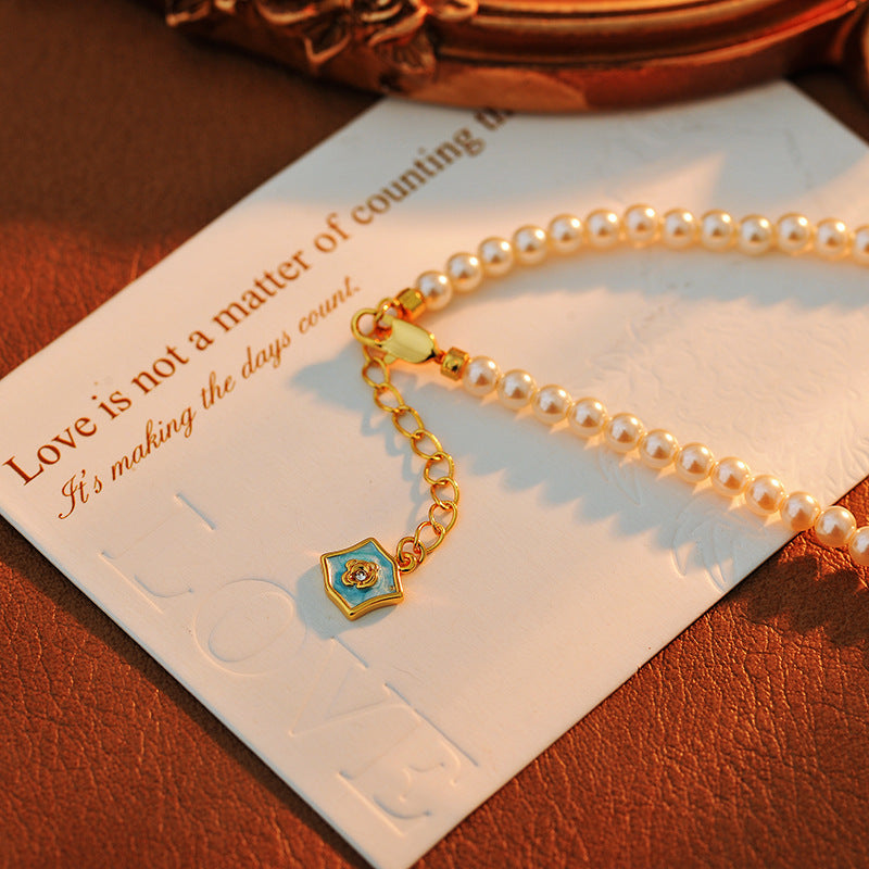 24 Years Natural Baroque Necklace Micro Inlay High-end Capricorn Temperament Versatile Pearl Necklace